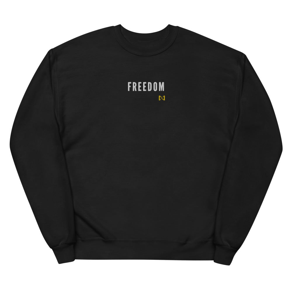 Freedom Unisex fleece sweatshirt