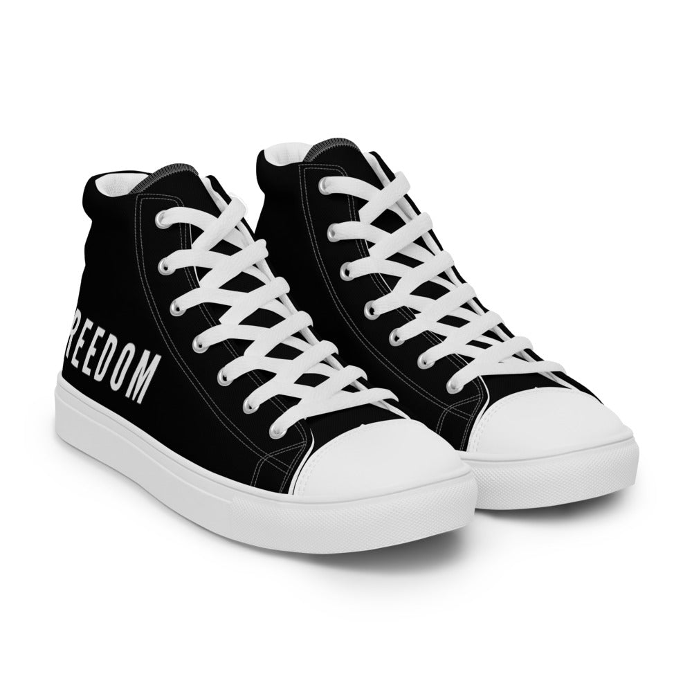 Freedom Women’s High Top Canvas Shoes